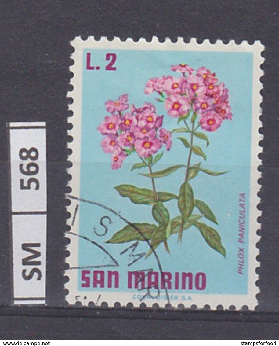 SAN MARINO  1971	Fiori L. 2 Usato - Used Stamps