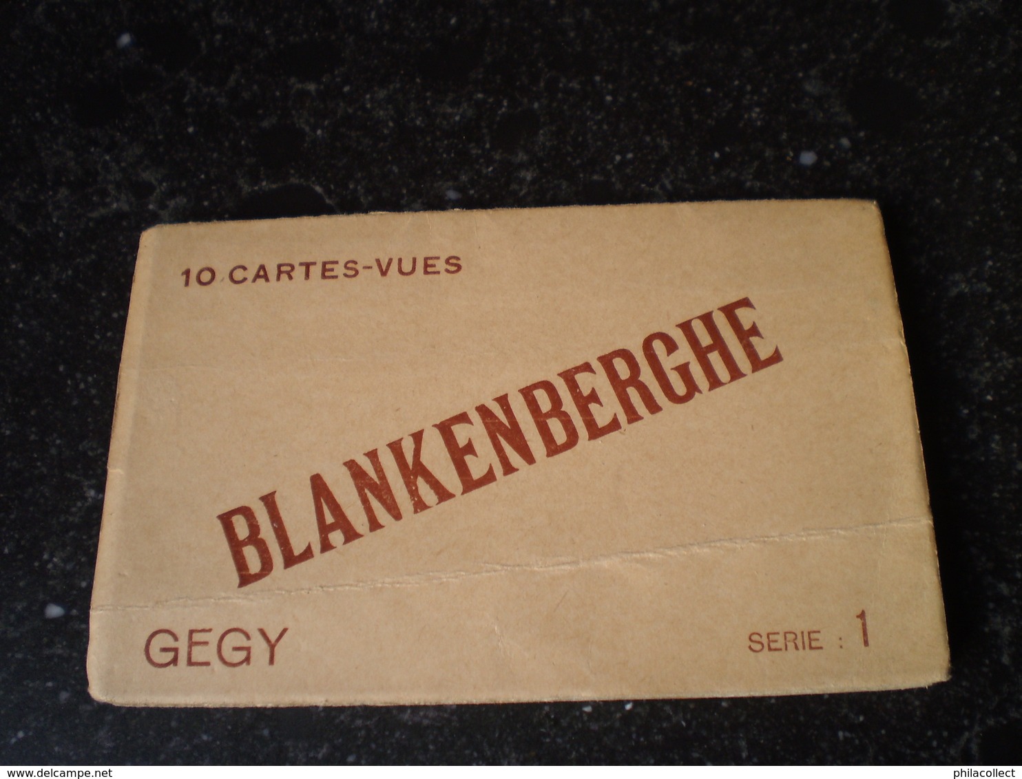 Blankenberghe - Blankenberge // Carnet - Boekje // GEGY Serie 1 / 10 Kaarten // 19?? Met Betere Kaarten - Blankenberge