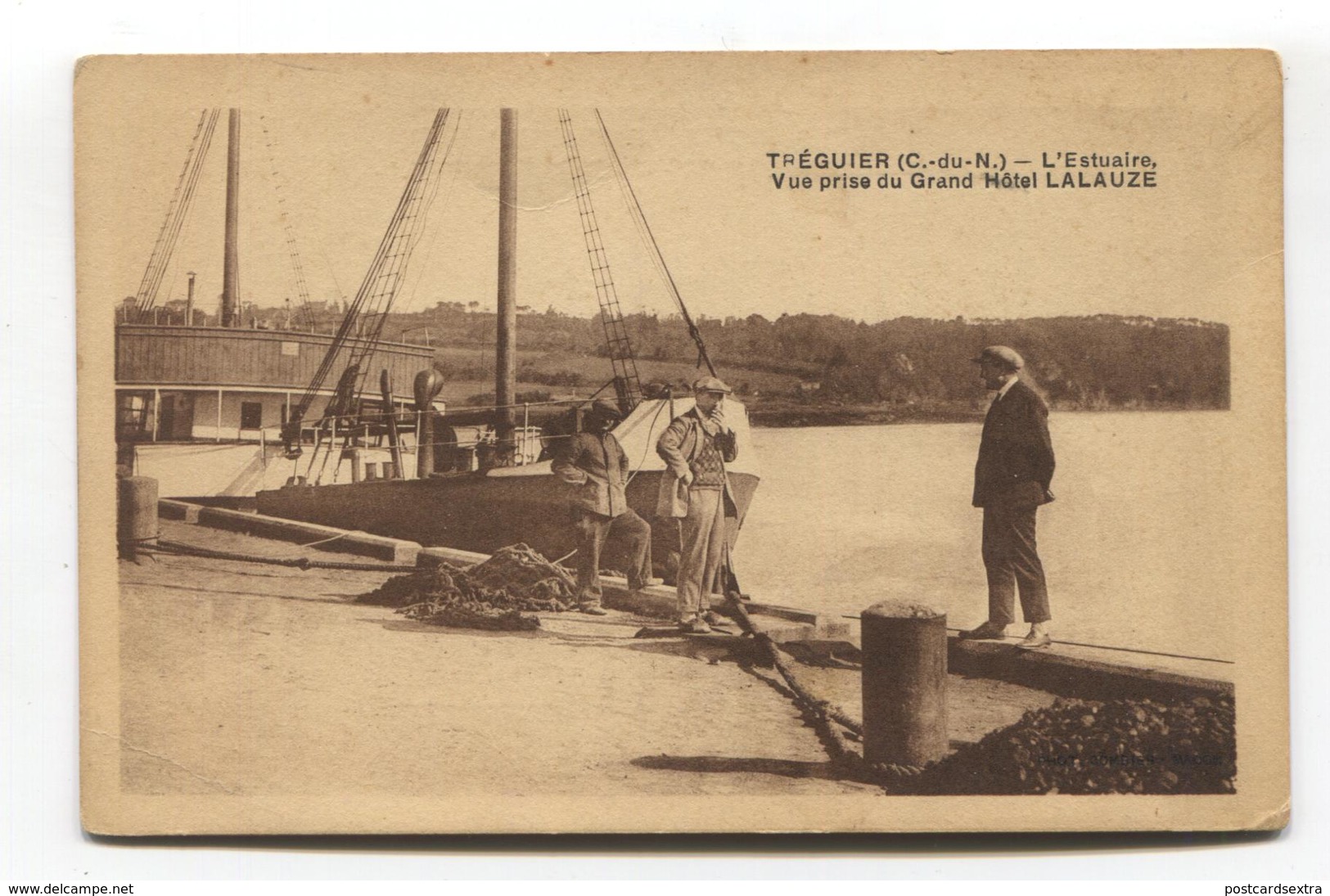 Tréguier - L'Estuaire, Vue Prise Du Grand Hotel Lalauze - Tréguier