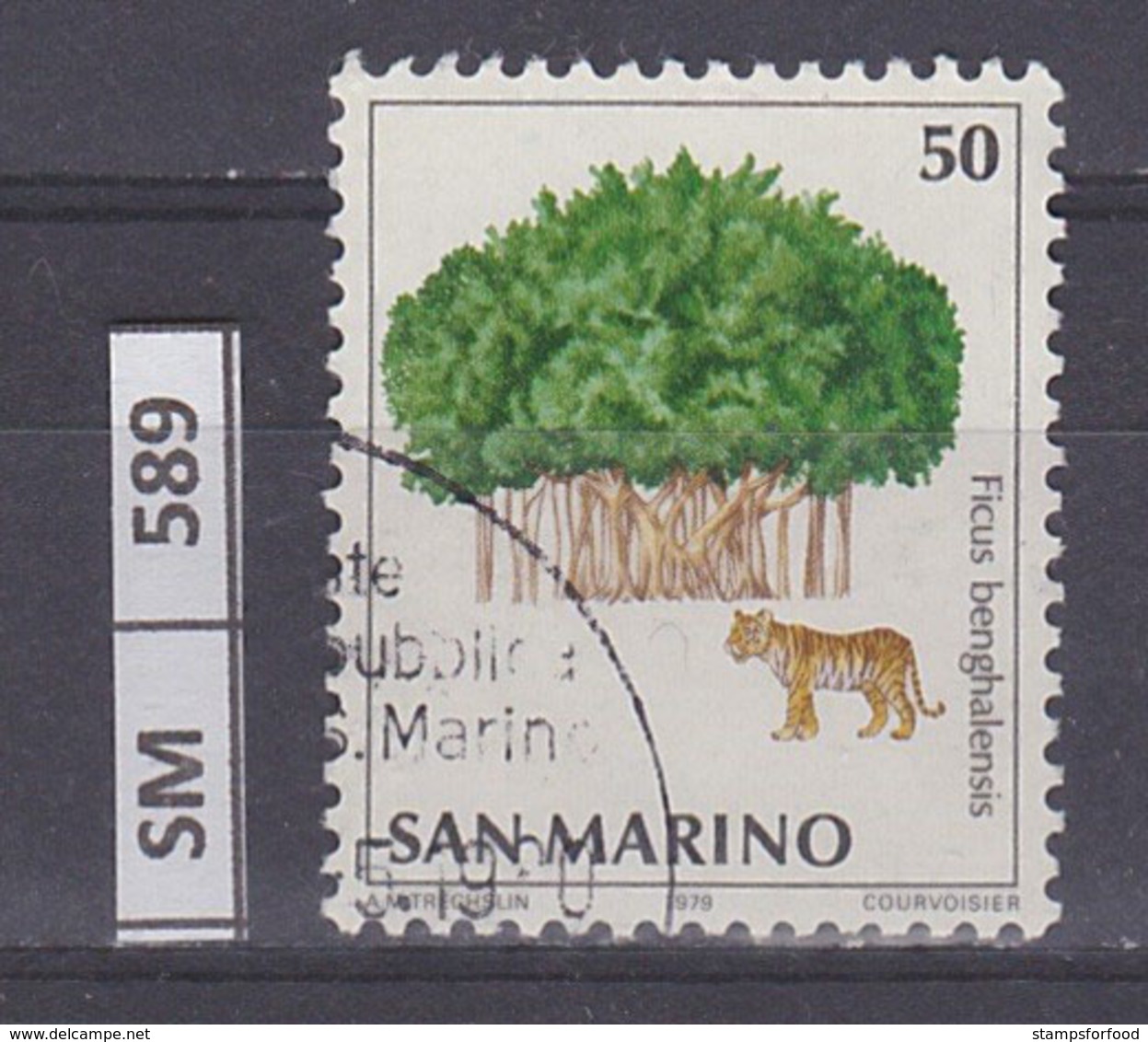 SAN MARINO  1979	Natura Da Salvare L. 50 Usato - Used Stamps