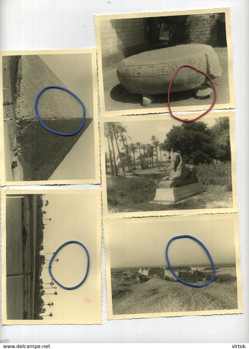 EGYPTE - EGYPT :  28 Old Foto's 11.5 X 8.5 Cm  - Piramide  ----------------------see Scans For Detail - Lieux