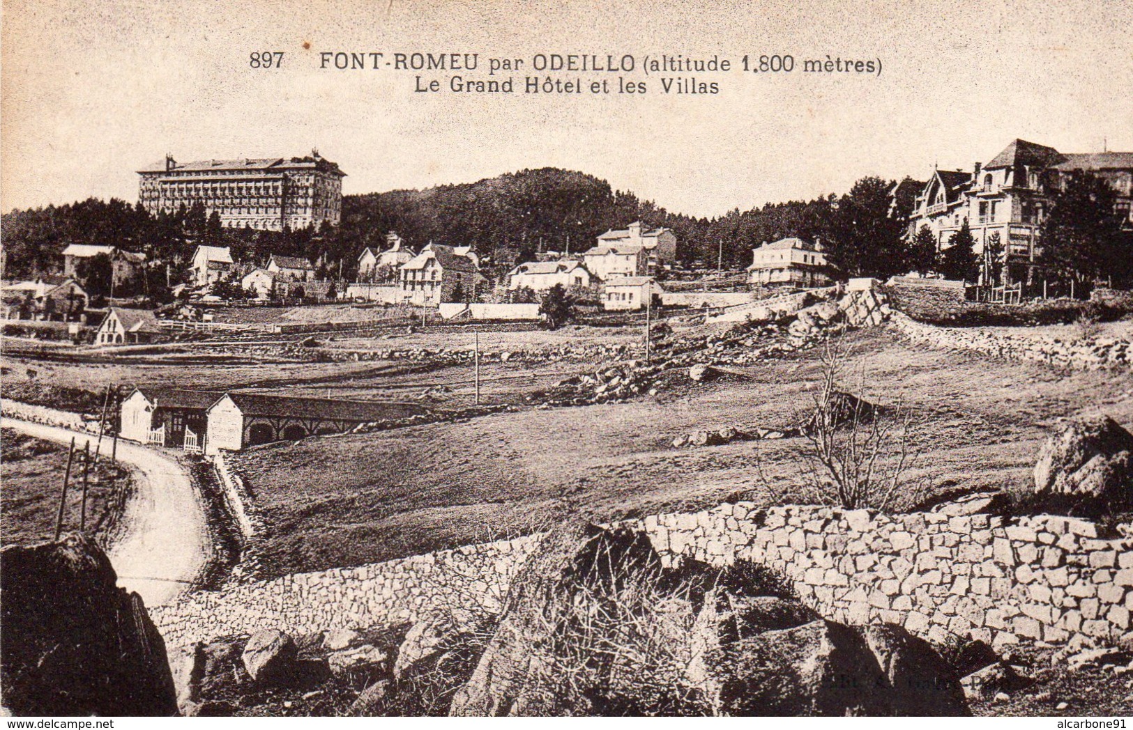 FONT ROMEU - Le Grand Hôtel Et Les Villas - Autres & Non Classés