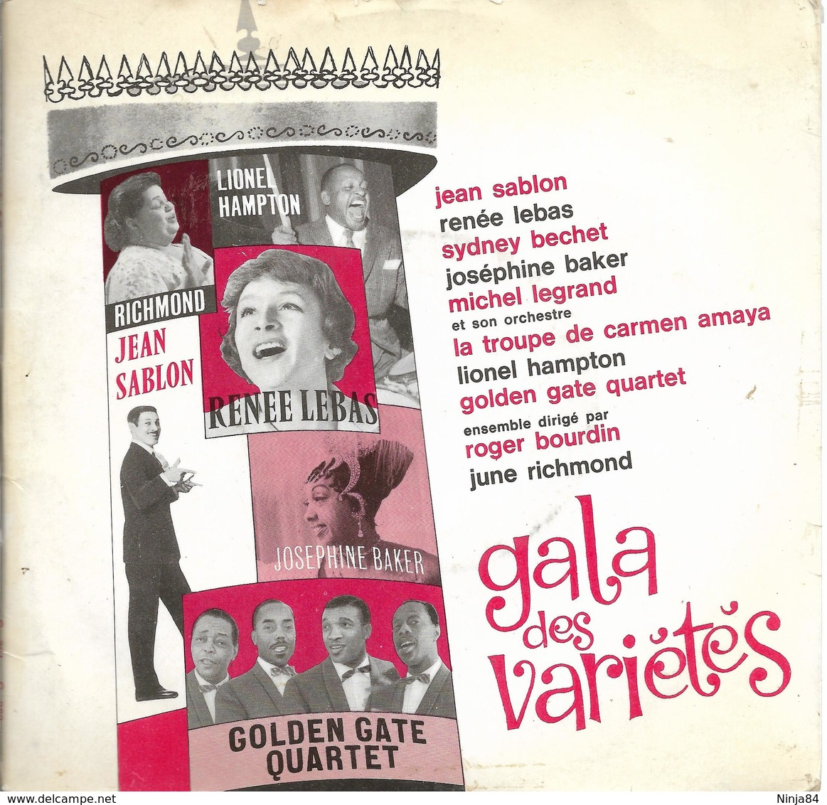 2 EP 45 RPM (7")  Artistes Divers "  Gala Des Variétés  " - Hit-Compilations