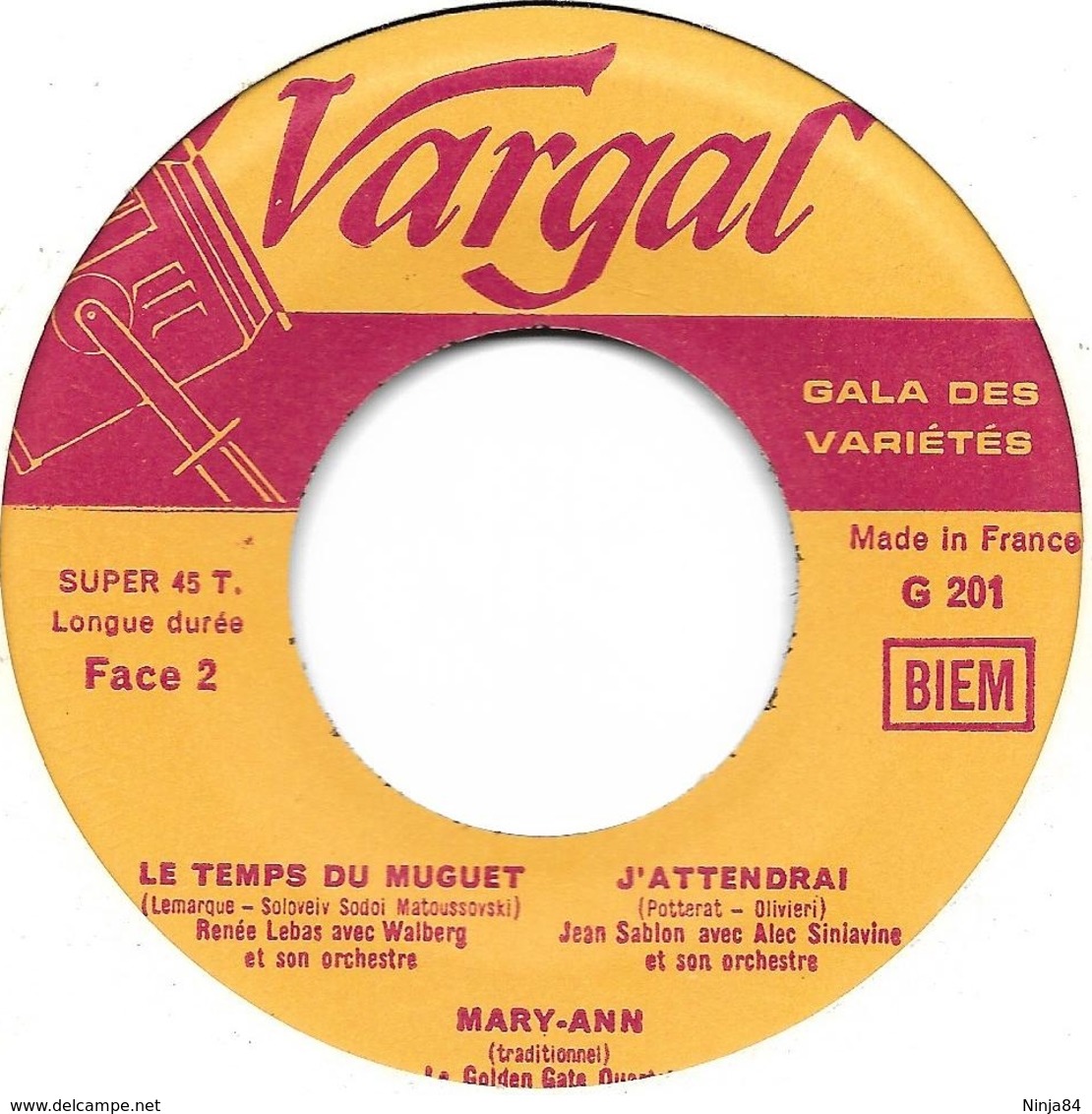 2 EP 45 RPM (7")  Artistes Divers "  Gala Des Variétés  " - Hit-Compilations