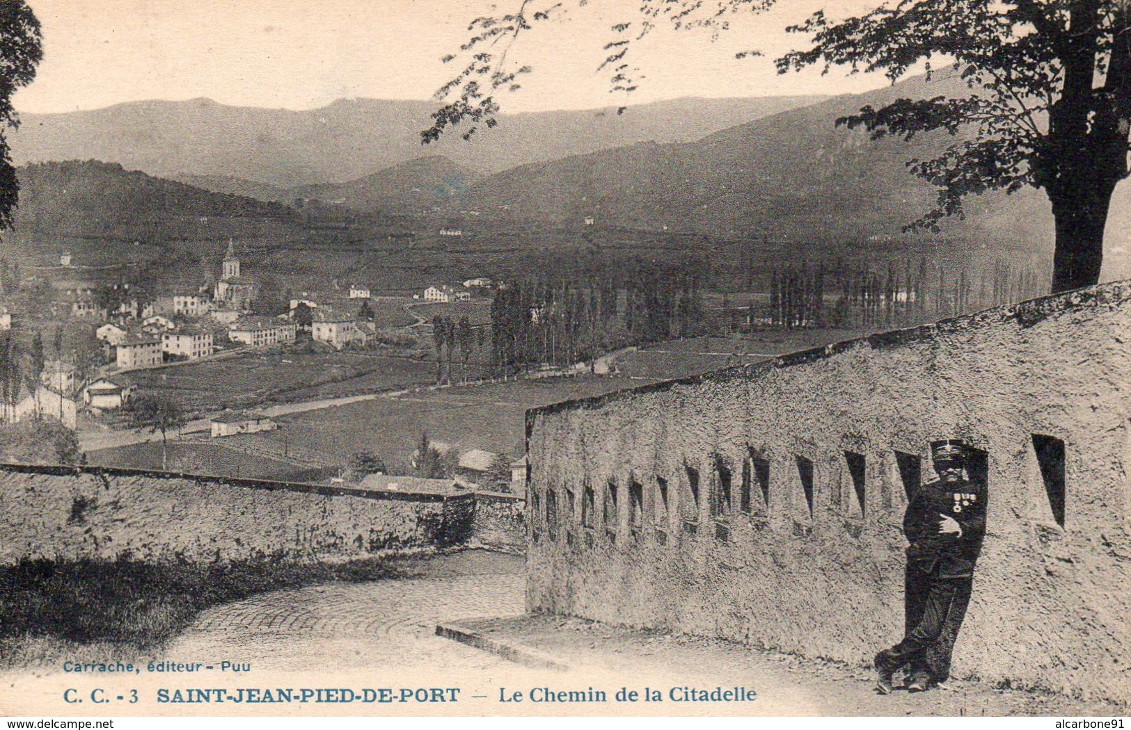 SAINT JEAN PIED DE PORT - Le Chemin De La Citadelle - Saint Jean Pied De Port