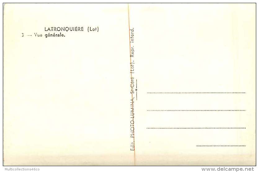 120518 - 46 LATRONQUIERE - Vue Générale - Cochon Porc - Latronquiere