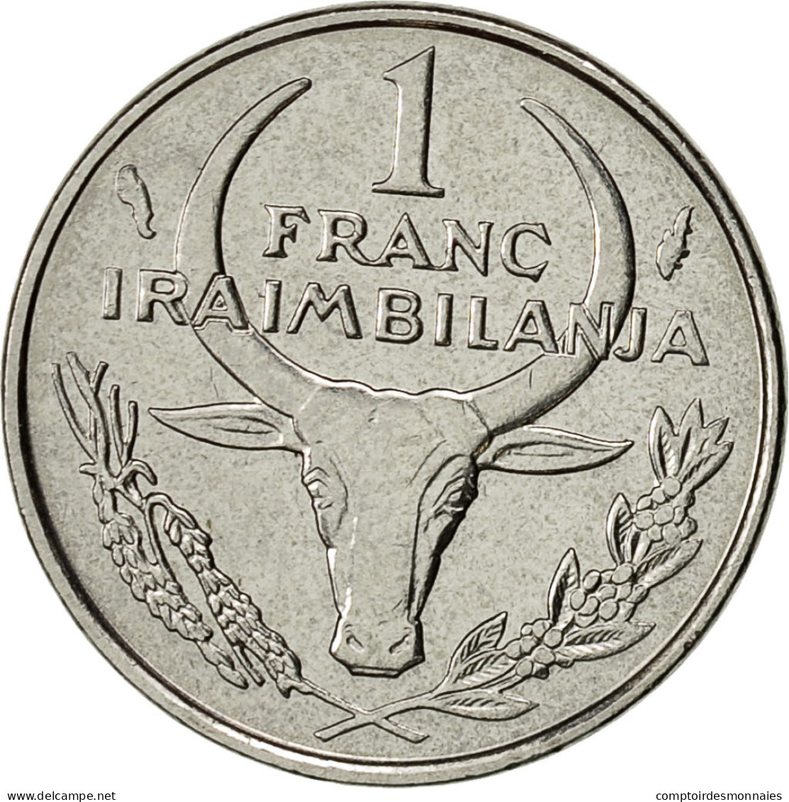 Madagascar, Franc, 1986, Paris, SUP, Stainless Steel, KM:8 - Madagaskar