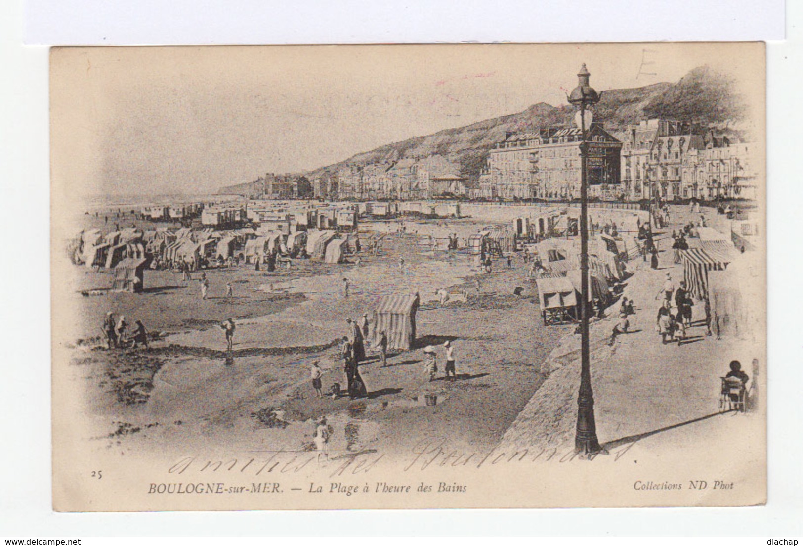 Boulogne Sur Mer. La Plage à L'heure Des Bains. (2813) - Boulogne Sur Mer