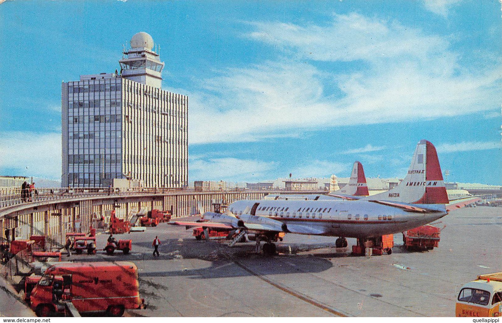 07752 "EAST BOSTON - LOGAN INTERNATIONAL AIRPORT"  ANIMATA, AEREO AMERICAN. CART  SPED 1969 - Boston