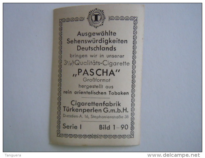 Germany Cigarettenfabrik Türkenperlen Cigarette Pascha Serie I Bild 82 Lindau I. B.: Hafenpartie - Other Brands