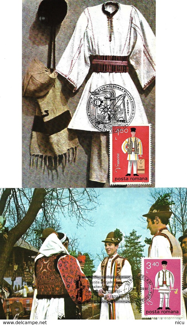 1981 - FOLK COSTUMES (DRESSES) - Maximumkaarten