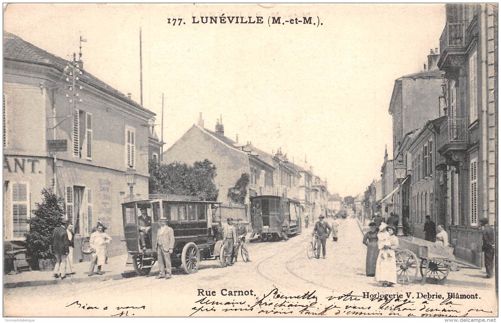 54 - MEURTHE ET MOSELLE / Lunéville - 544116 - Rue Carnot - Beau Cliché Animé - Luneville