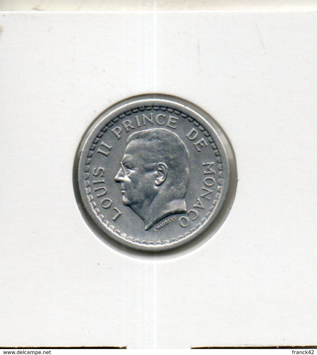 Monaco. 1 Franc (1943) - 1922-1949 Louis II