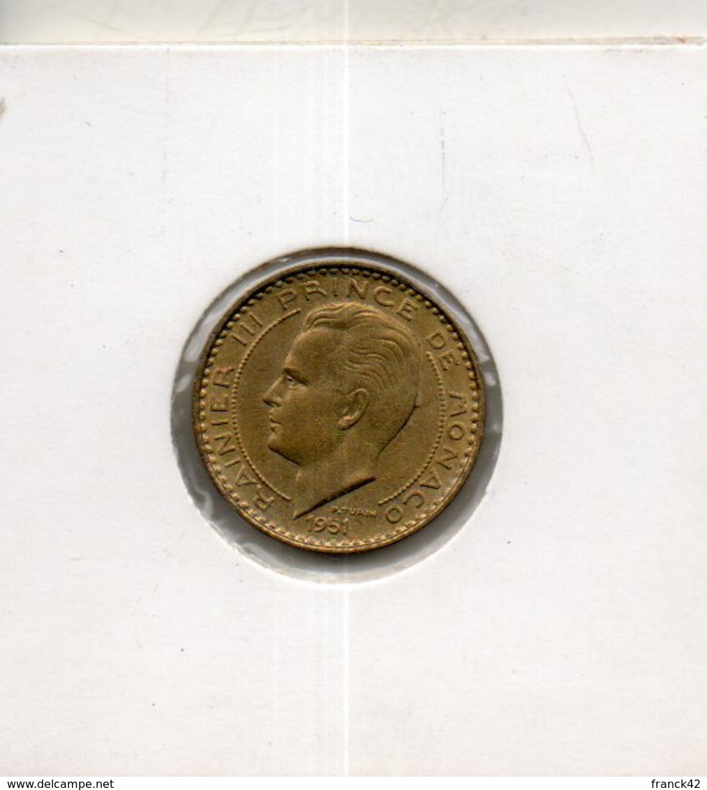 Monaco. 10 Francs 1951 - 1949-1956 Old Francs