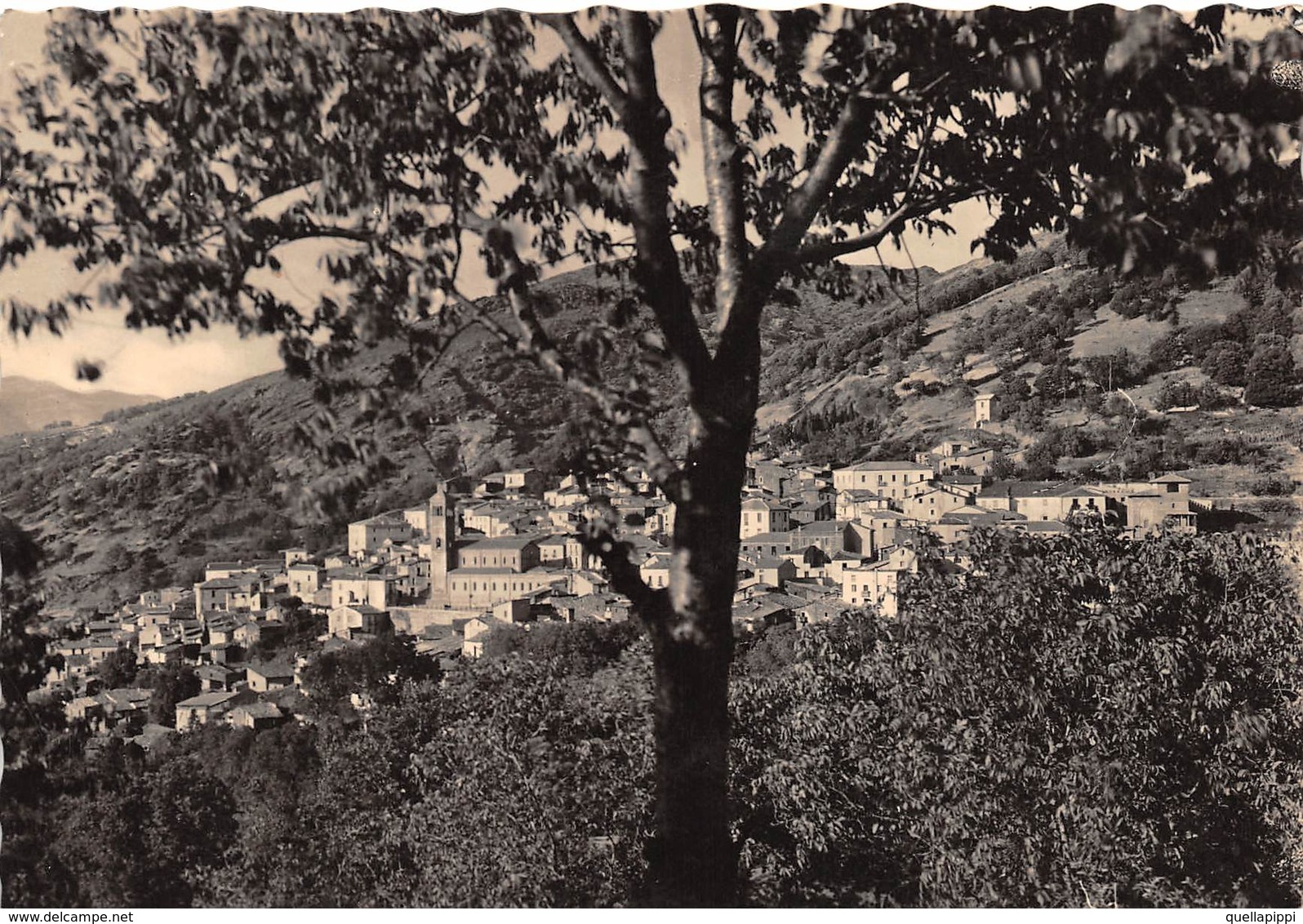 07781 "(NUORO) ARITZO - VISTA DA GIDILAU" PANORAMA. VERA FOTO AUROSMALTO. CART  SPED 1941 - Nuoro