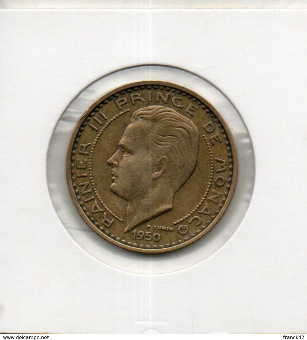 Monaco. 50 Francs 1950 - 1949-1956 Anciens Francs