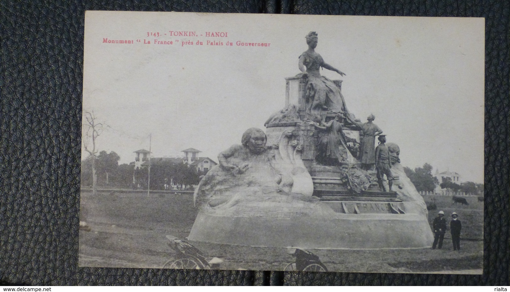 TONKIN, HANOÏ, MONUMENT "LA FRANCE" PRES DU PALAIS DU GOUVERNEUR - Vietnam