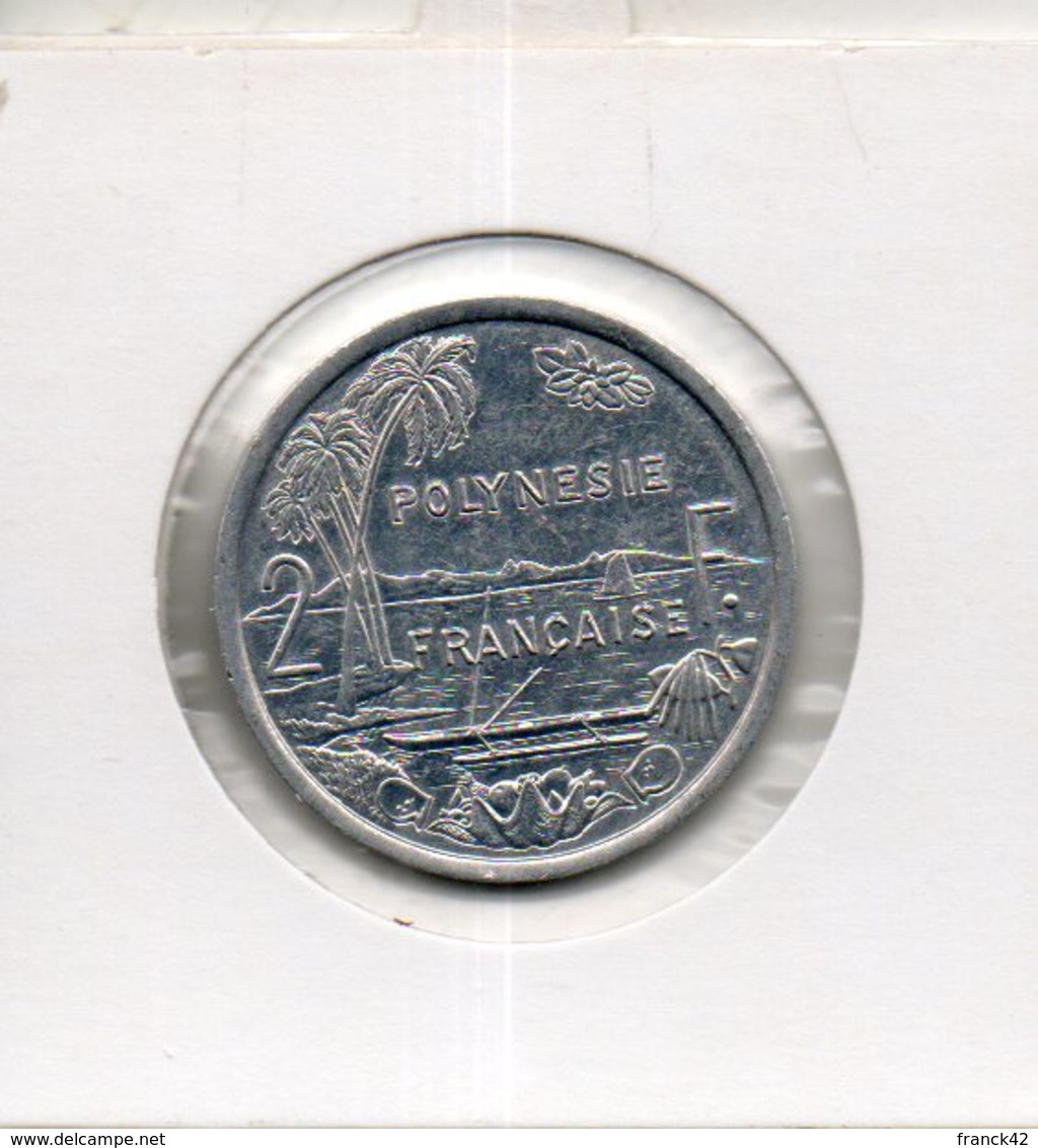 Polynésie Française. 2 Francs 1991 - Französisch-Polynesien