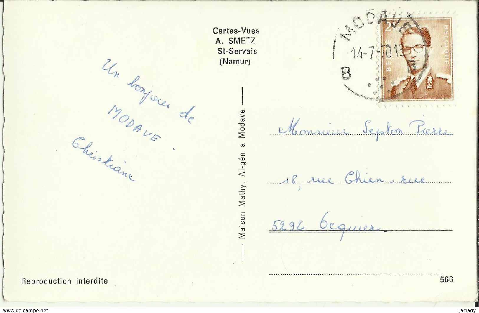 Modave -- Le Château.    (2 Scans) - Modave