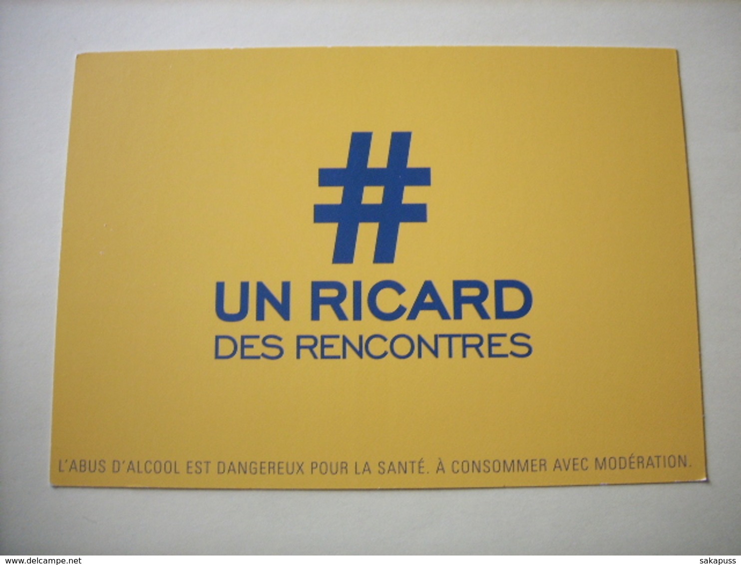 PUBLICITE : Un Ricard Des Rencontres - Lot De 2 Cartes Postales - (Lot 18.207/18.208)) - Reclame