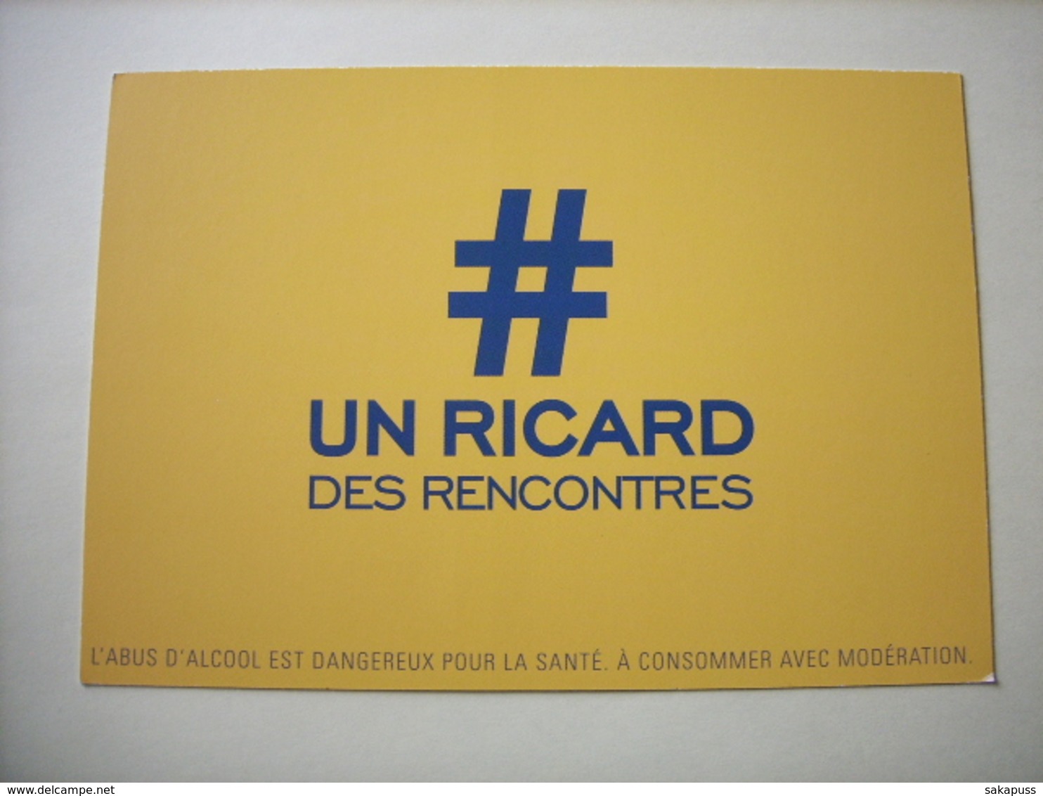 PUBLICITE : Un Ricard Des Rencontres - Lot De 2 Cartes Postales - (Lot 18.207/18.208)) - Reclame