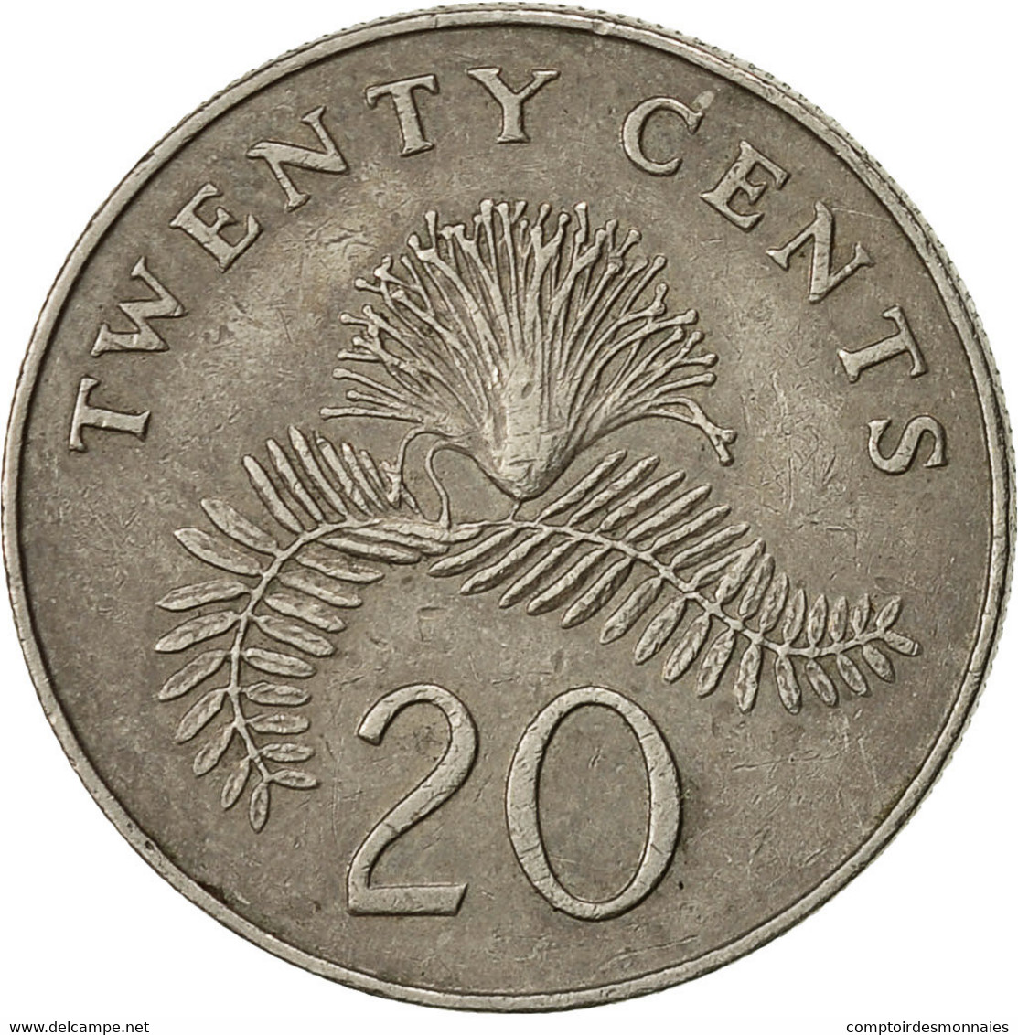 Singapour, 20 Cents, 1986, British Royal Mint, TB+, Copper-nickel, KM:52 - Singapour