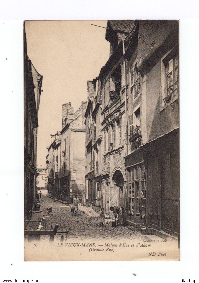 Le Vieux Mans. Maison D'Eve Et D'Adam. Grande Rue. (2818) - Le Mans