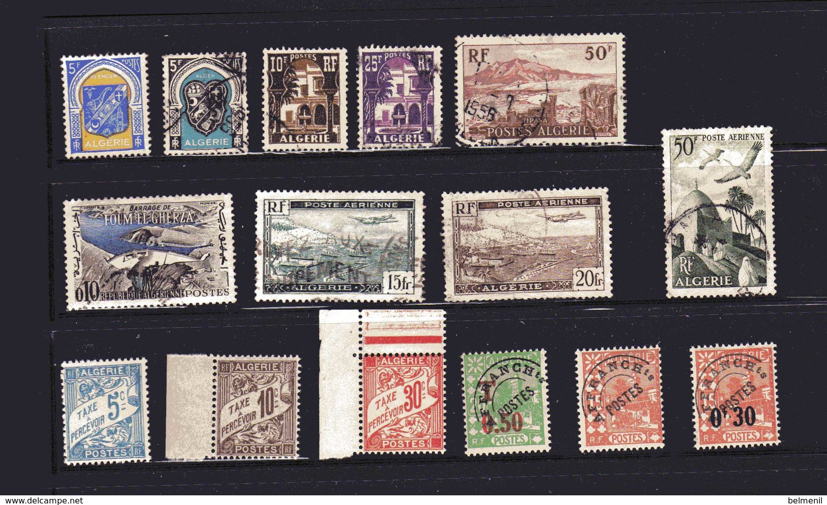 ALGERIE  Petit Lot De 60 Timbres   Cote 14€ - Collections, Lots & Séries