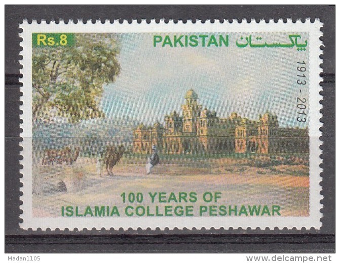 PAKISTAN, 2013,100 Years  Islamia College, Peshawar,,  1v, Rs 8 Stamp, MNH(**) - Pakistan