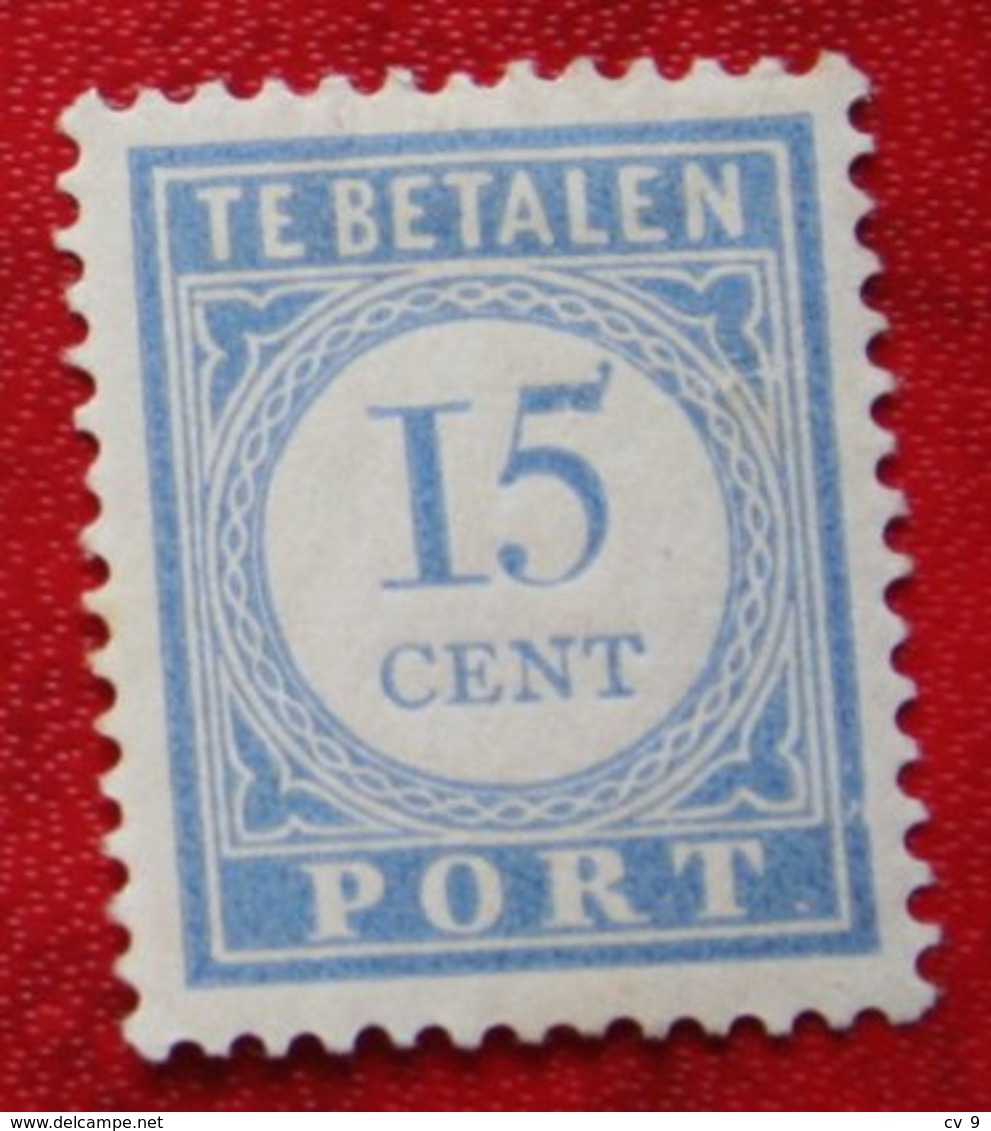 15 Ct Perf 12½ Postage Due Stamp Timbre-taxe Portmarke Selloe De Correos  NVPH PORT 57 P57 1912 1920 Ongebruikt / MH - Portomarken