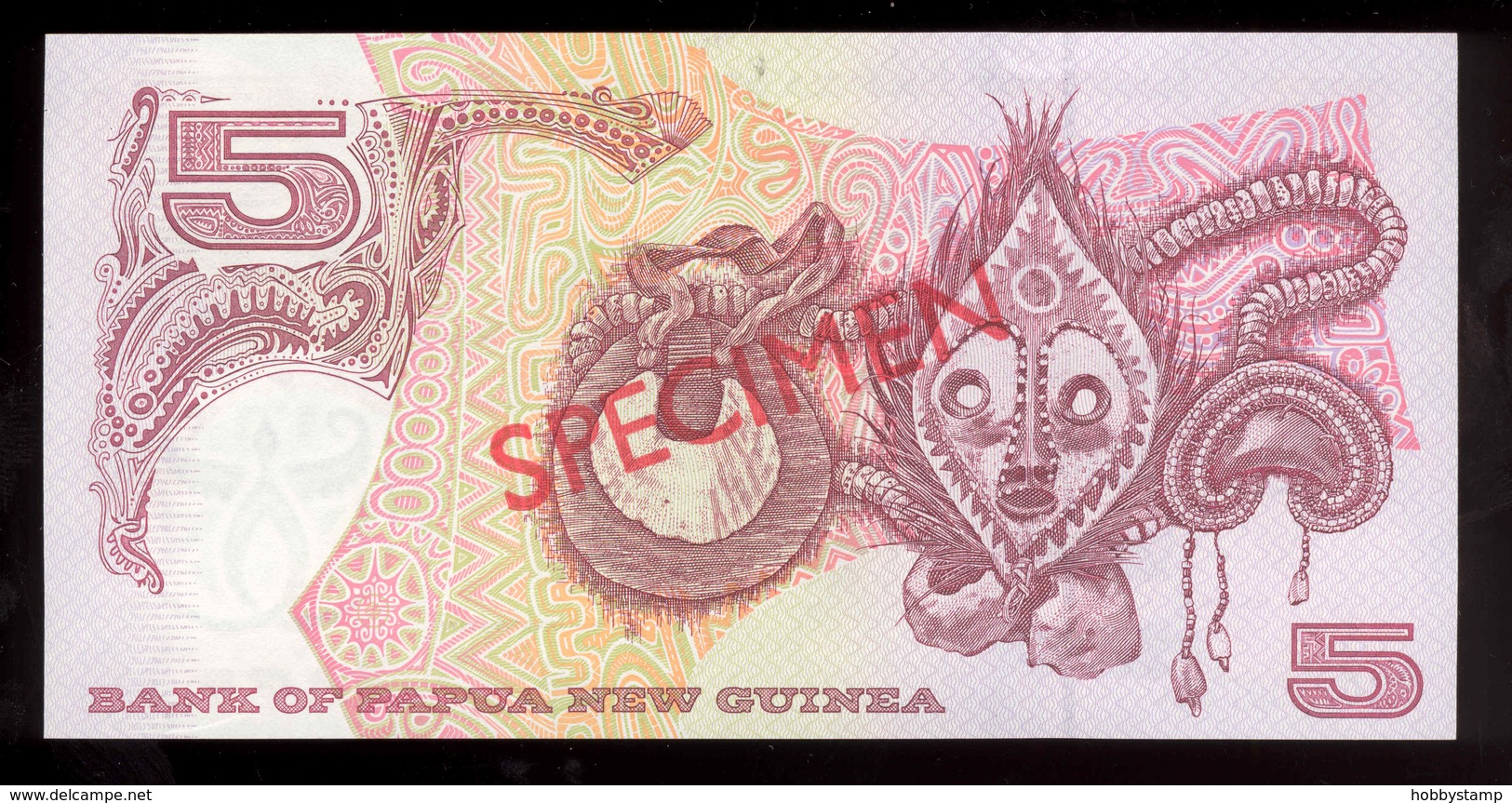 Papua New Guinea 2002 5 Kina Specimen UNC - Papouasie-Nouvelle-Guinée