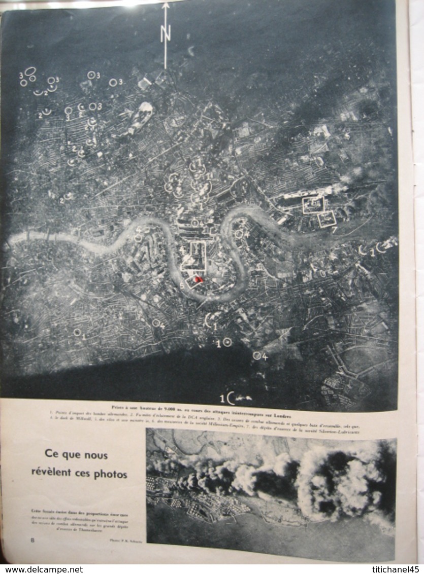 REVUE SIGNAL 1940 OCTOBRE N°13 - Bombardement De LONDRES & Des Côtes De La Manche - Brigade CAGLIARI : Prise De BRAMANS - Français