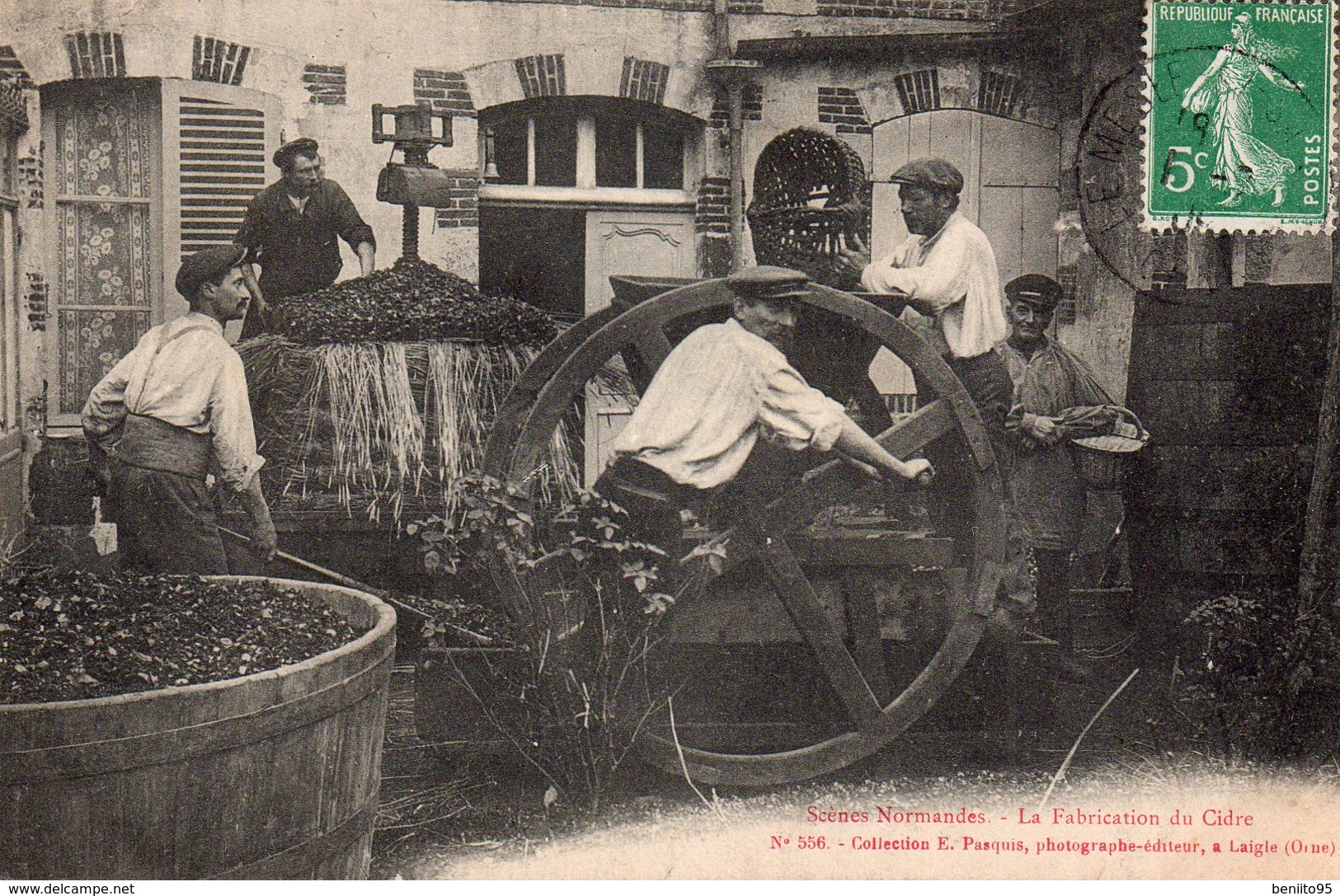 CPA - Scènes Normandes - Fabrication Du Cidre. - L'Aigle