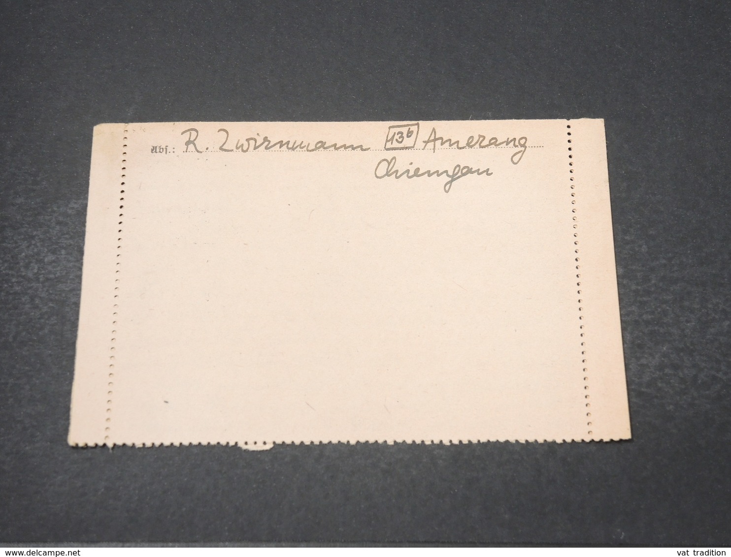 ALLEMAGNE - Carte Lettre De Amerang En 1944 - L 16801 - Lettres & Documents