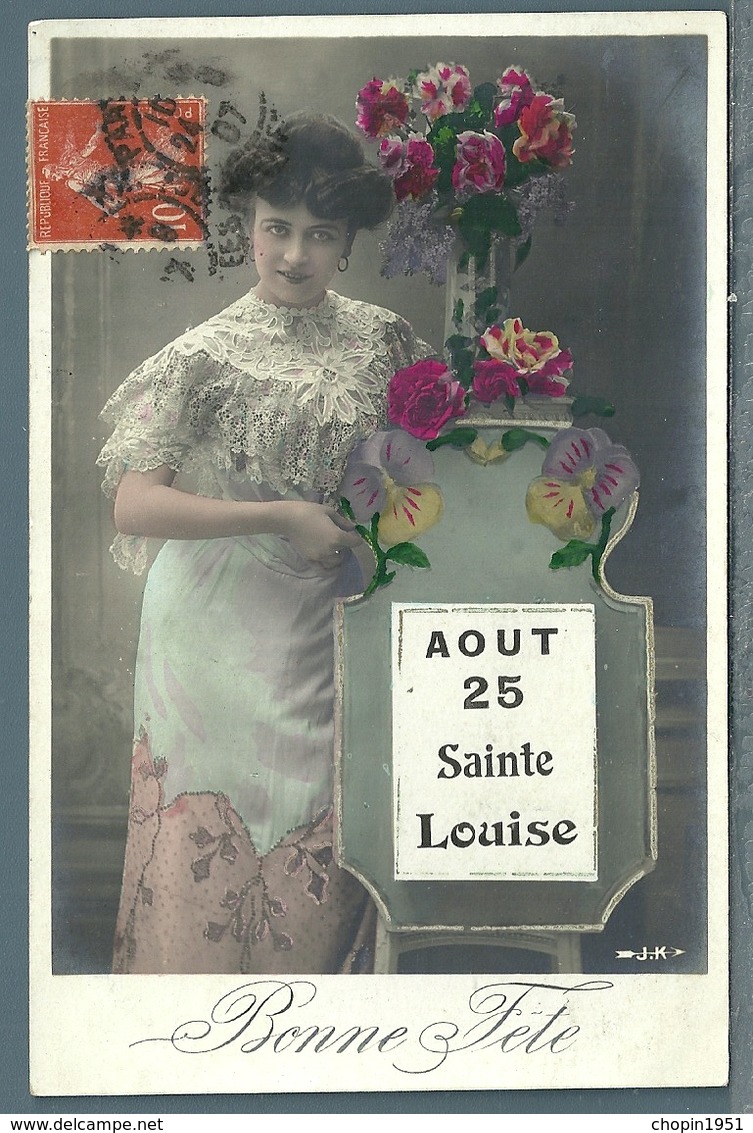 CPA - JEUNE FEMME - SAINTE LOUISE - Altri & Non Classificati