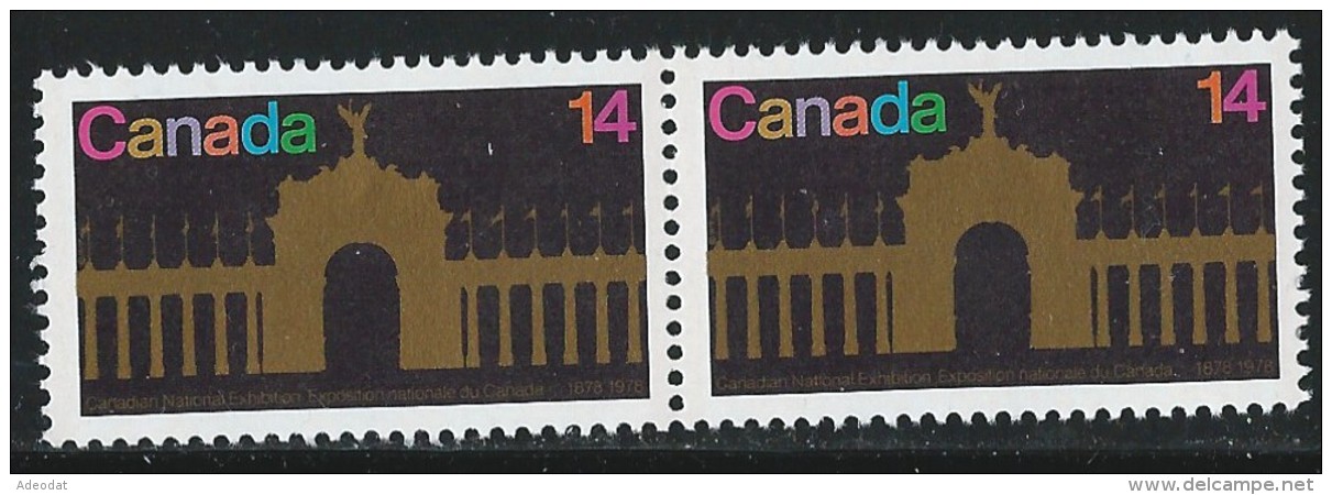 CANADA 1978 SCOTT 767** PAIR - Unused Stamps