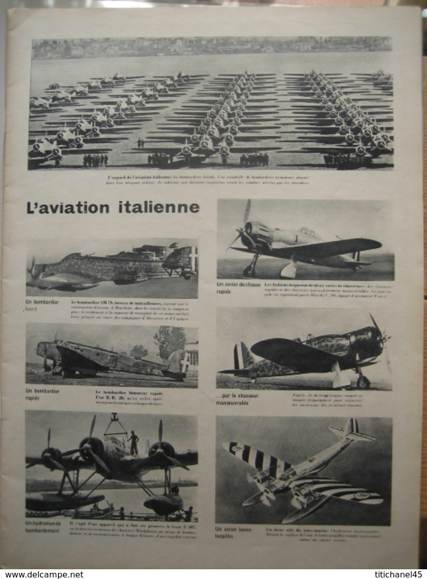 REVUE SIGNAL 1940 OCTOBRE N°14 - Le JAPON & le pacte tripartite-Führer-L'aviation italienne-Fabrication du MESSERSCHMIDT