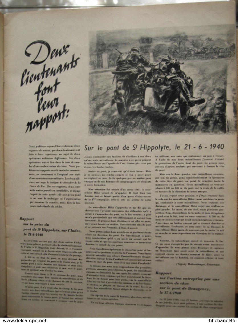 REVUE SIGNAL 1940 OCTOBRE N°14 - Le JAPON & le pacte tripartite-Führer-L'aviation italienne-Fabrication du MESSERSCHMIDT