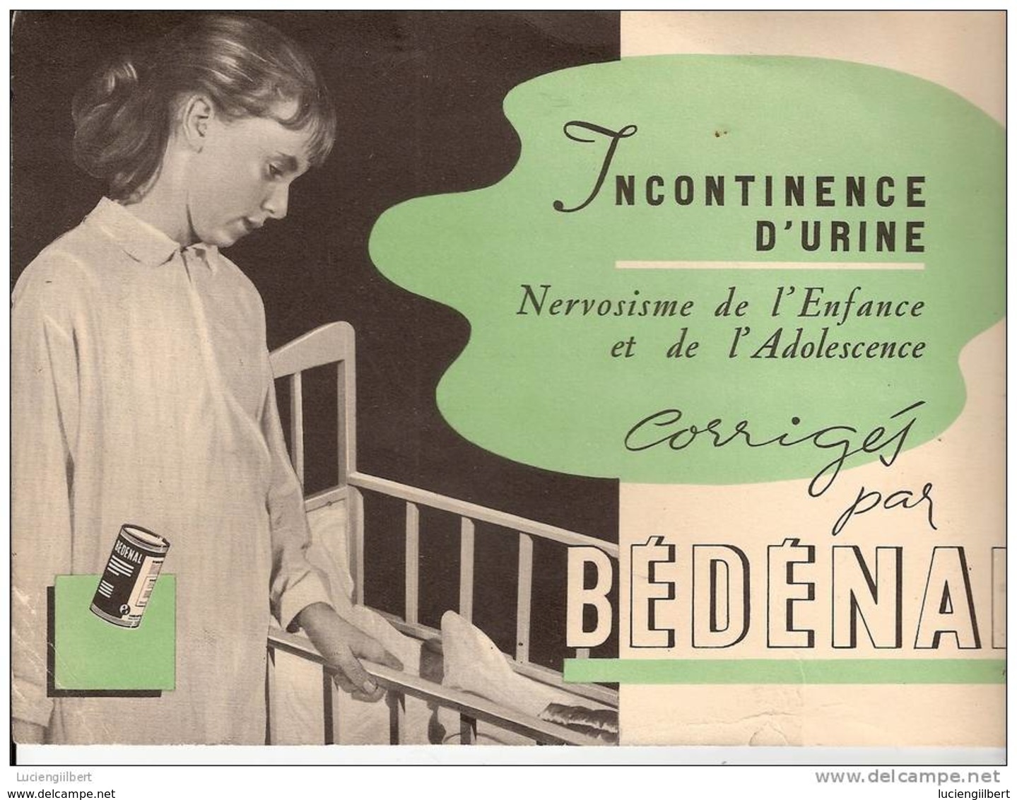 INDRE ET LOIRE 37 - TOURS -  PUB ADRESSEE A UN DR DE TOURS 1937 - BEDENA INCONTINENCE NEVROSISME HABITUDES VICIEUSES - Publicidad