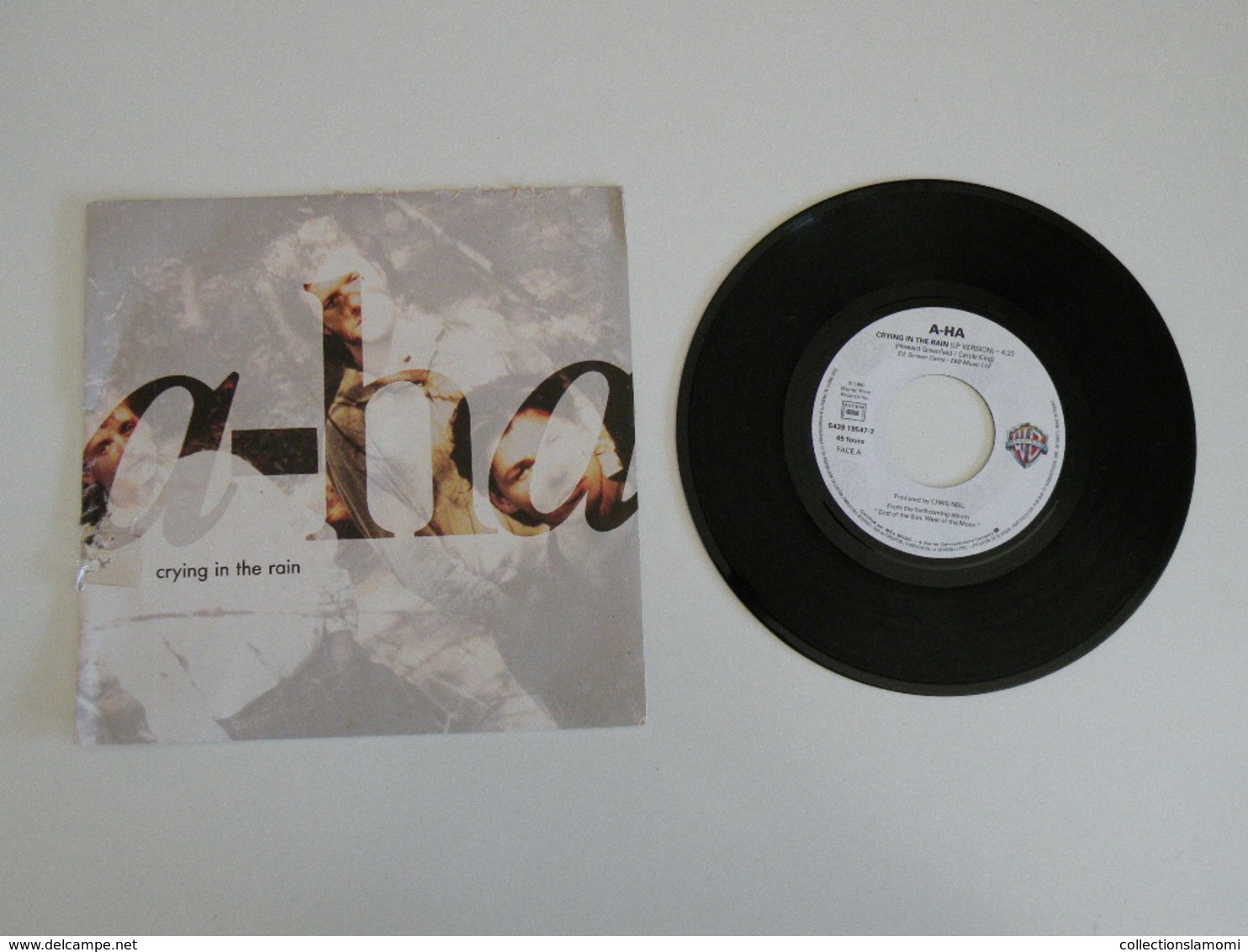 Le Groupe A-HA - Crying In The Rain - (seemingly) Nonstop July(1990) - (Vinyle 45 T) Records - Rock