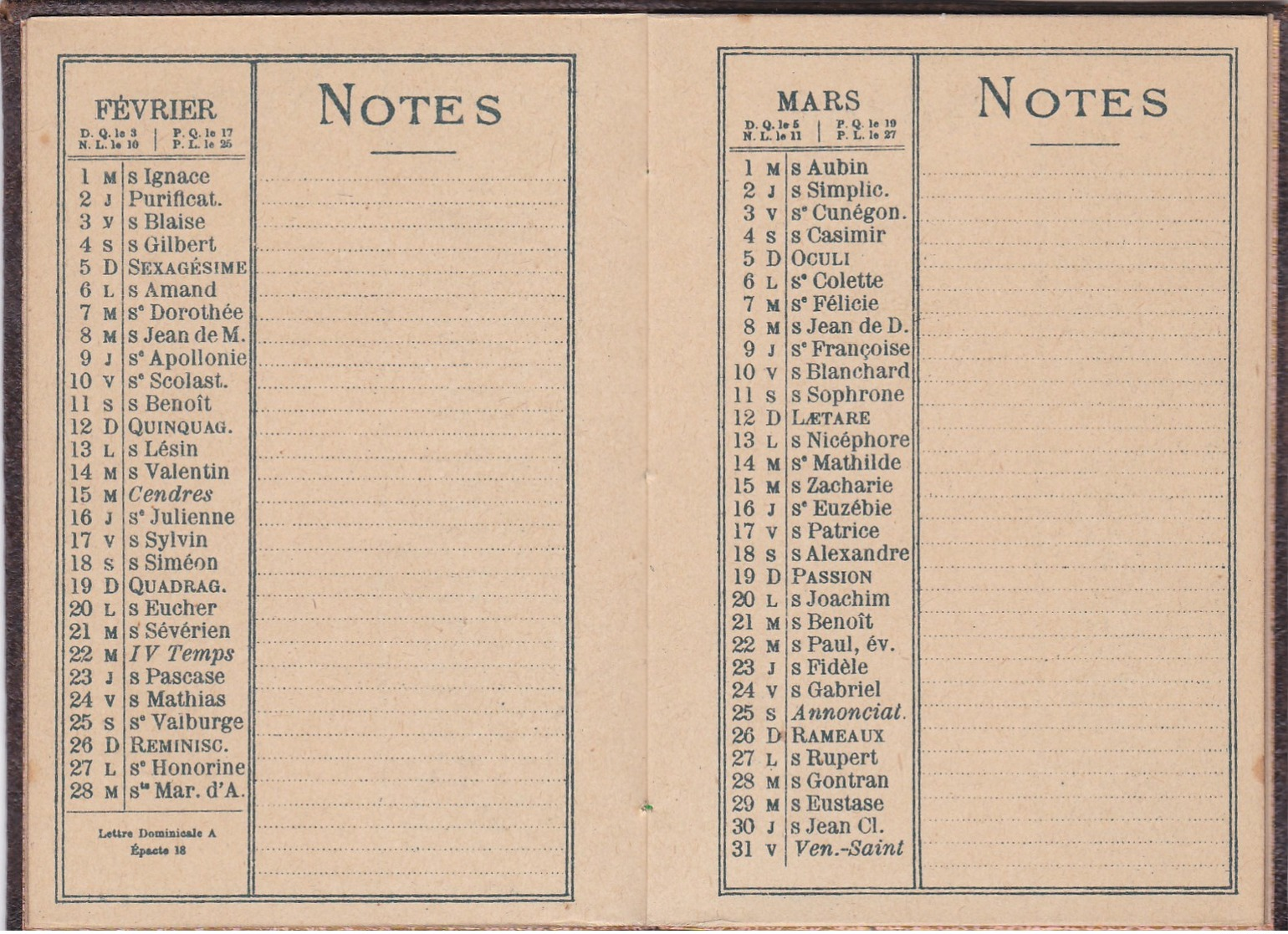 PETIT CALENDRIER MEMENTO POUR 1899 NEUF - Other & Unclassified