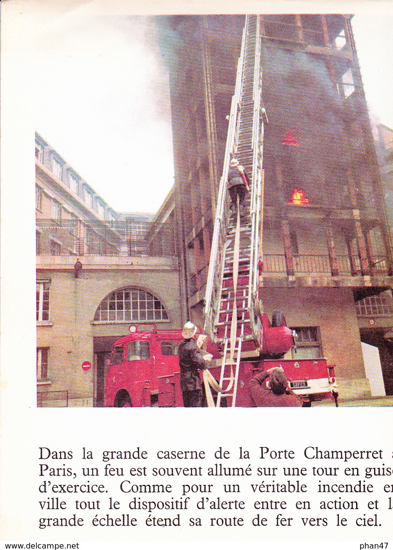 AU FEU...LES POMPIERS ! Reprotage Et Photos De JAC REMISE, Collection Rouge Gorge, Librairie Charpentier Paris 1966 - Autres & Non Classés