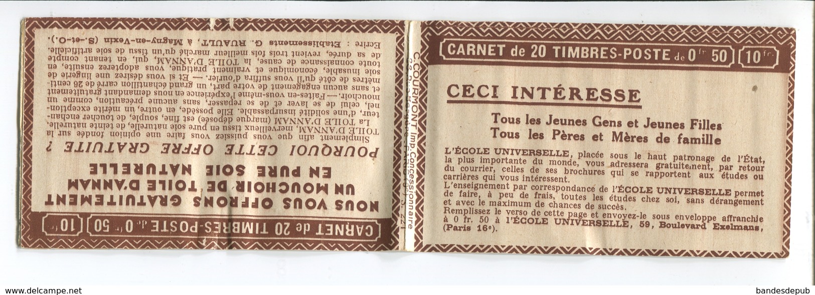 CARNET PUB 272 C10 20 TIMBRES Fachi 50C Serie 224  MIR LA CROIX GREY POUPON BENJAMIN BENJAMIN Trombonne Complet - Autres & Non Classés