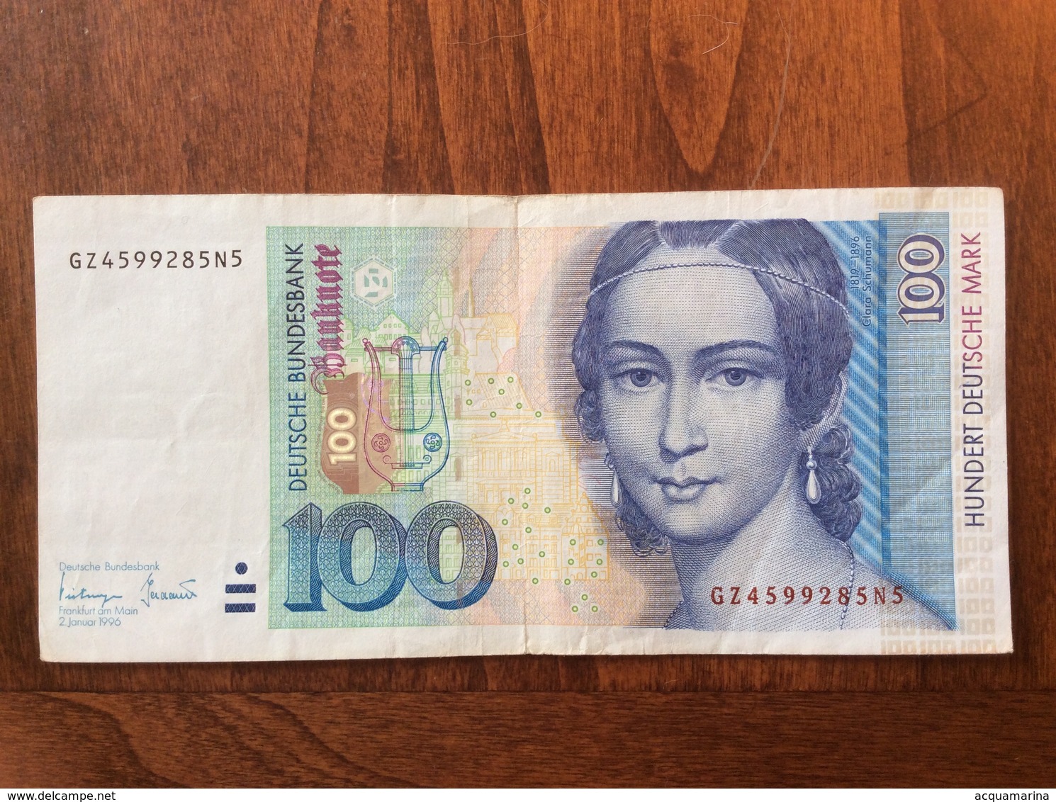 GERMANY 100 MARK 02/01/1996 - 100 Deutsche Mark