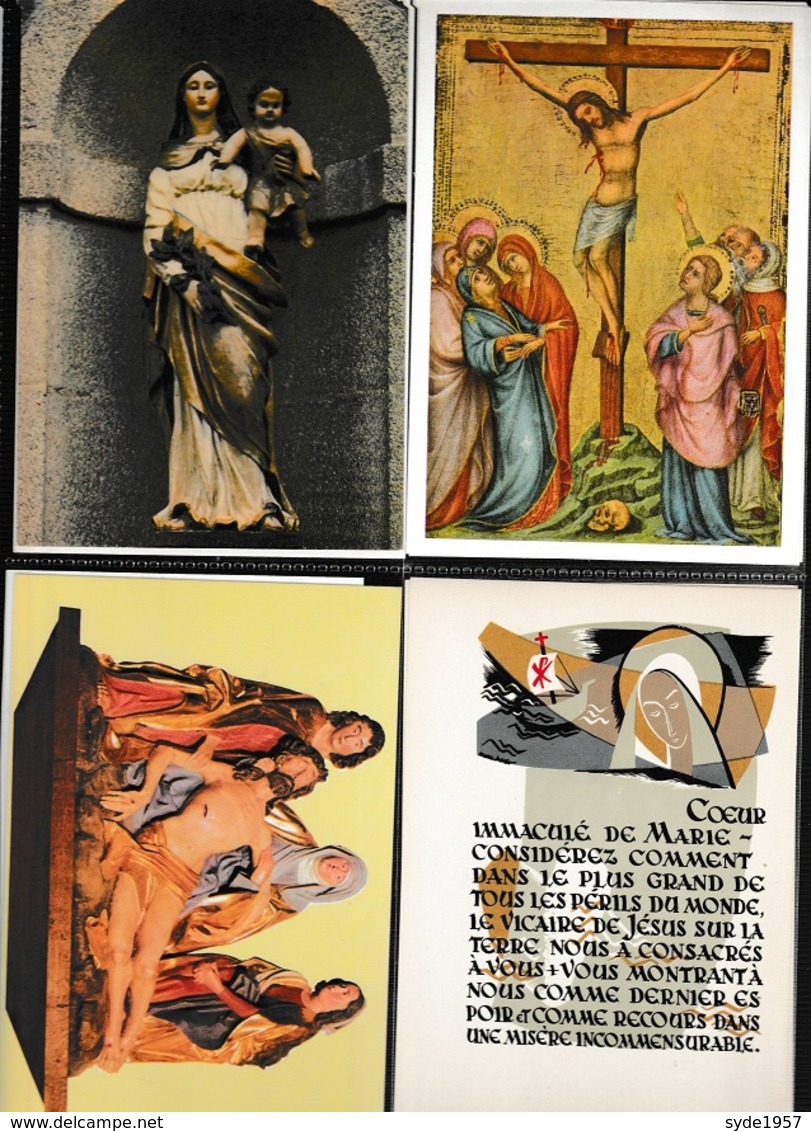 Plus de 600 cartes sur le thème religieux (saint, sainte, église, chapelle,.......)