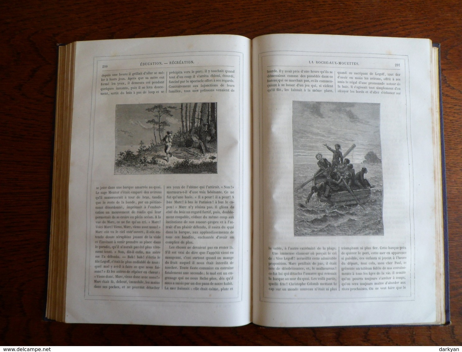 Jules Verne, Stahl - Magasin d'éducation et de récréation volume XIII - Hetzel 1870 édition luxe.