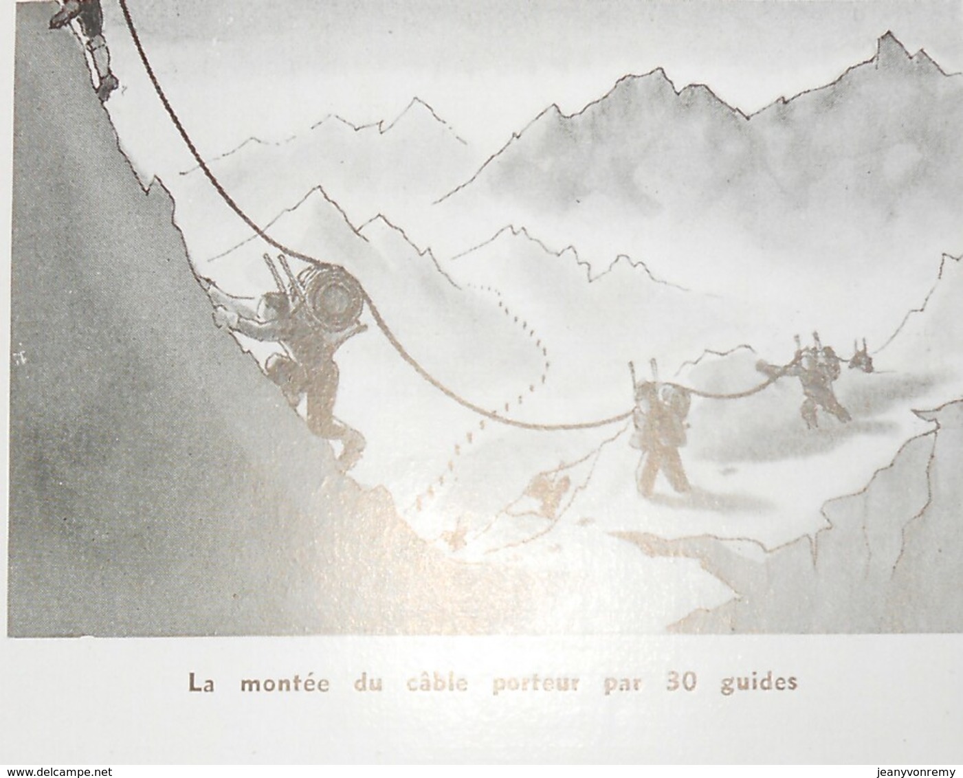 L'Aiguille Du Midi. La Vallée Blanche. Histoire D'une Montagne Et D'un Téléphérique. Roger Frison Roche. Signé. - Libros Autografiados