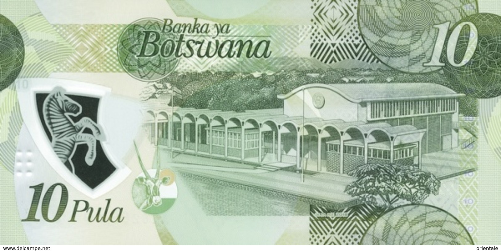 BOTSWANA P. NEW 10 P 2018 UNC - Botswana