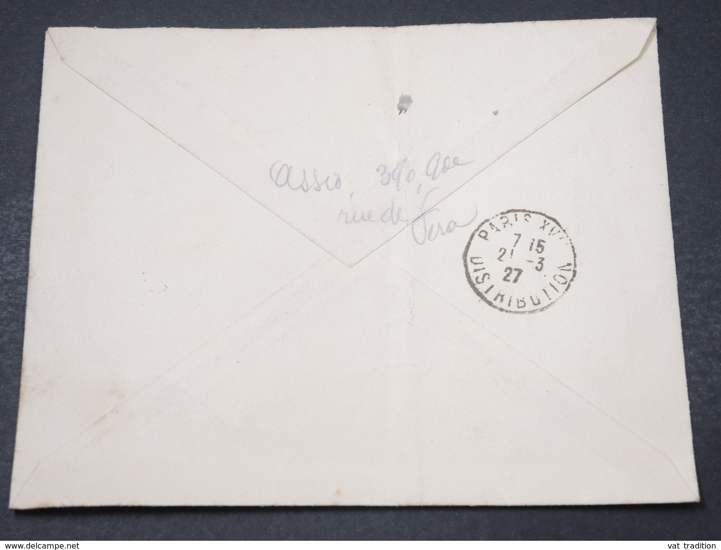 TURQUIE - Enveloppe En Recommandé De Béra Pour Paris En 1927 - L 16860 - Storia Postale
