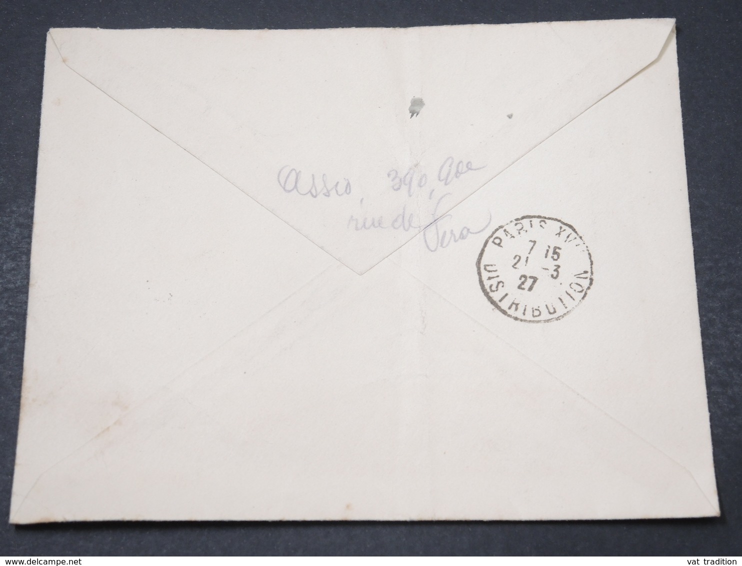 TURQUIE - Enveloppe En Recommandé De Béra Pour Paris En 1927 - L 16860 - Briefe U. Dokumente